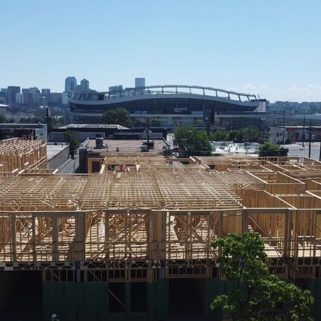 Witnessing the progress of this up and coming development - can't wait to see the finished product! 🏗️

#anthonyjamesries @denver #milehigh #multi-family #development #architect